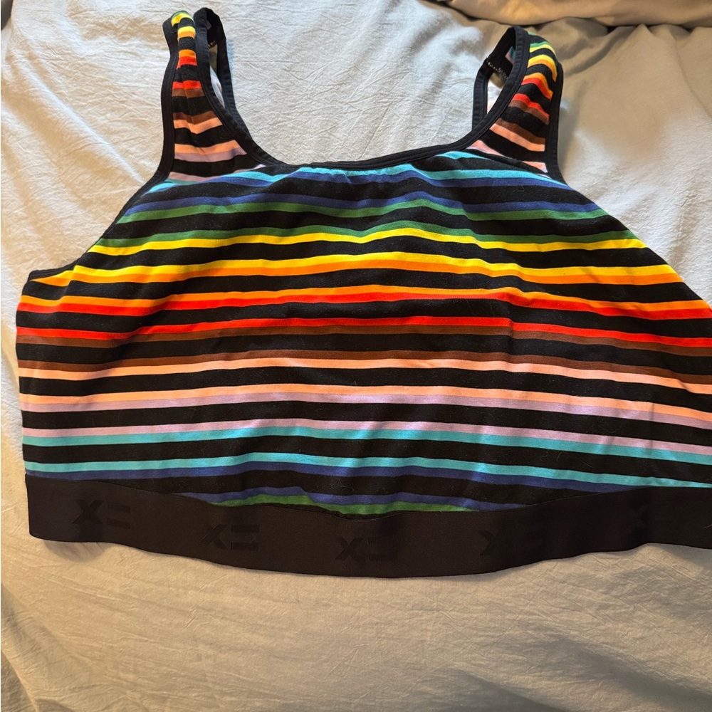 TomboyX Multicolor Striped Tank Top